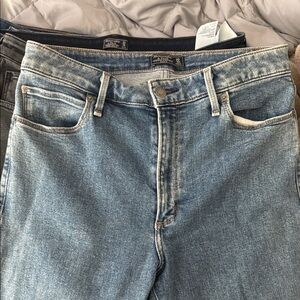 Abercrombie & Fitch Light Blue Straight Jeans
